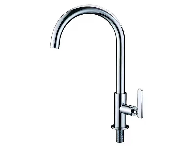 Mặt Trước Vòi Rửa Chén Lạnh Đồng Mạ Crom D&K DK1962401