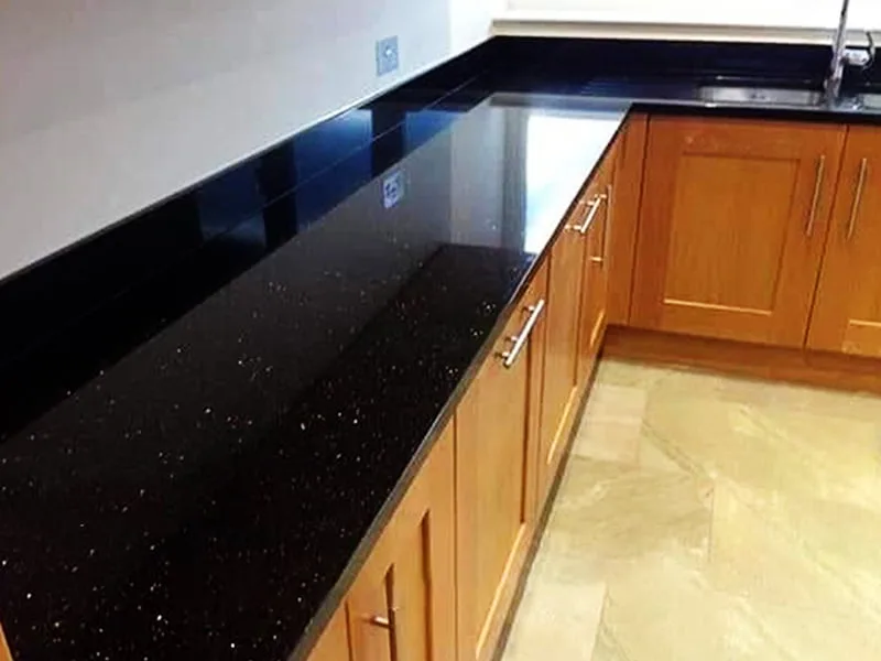 Mặt Trước Đá Bàn Bếp Kim Sa DKS