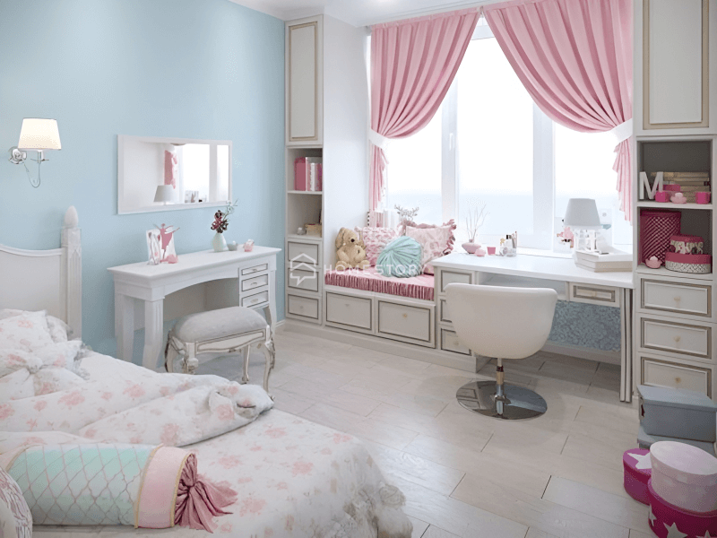 Mẫu Thiết Kế Phòng Ngủ Cho Bé Gái Đẹp