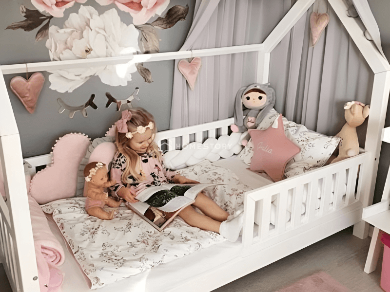 Phòng Cho Bé Gái Dễ Thương