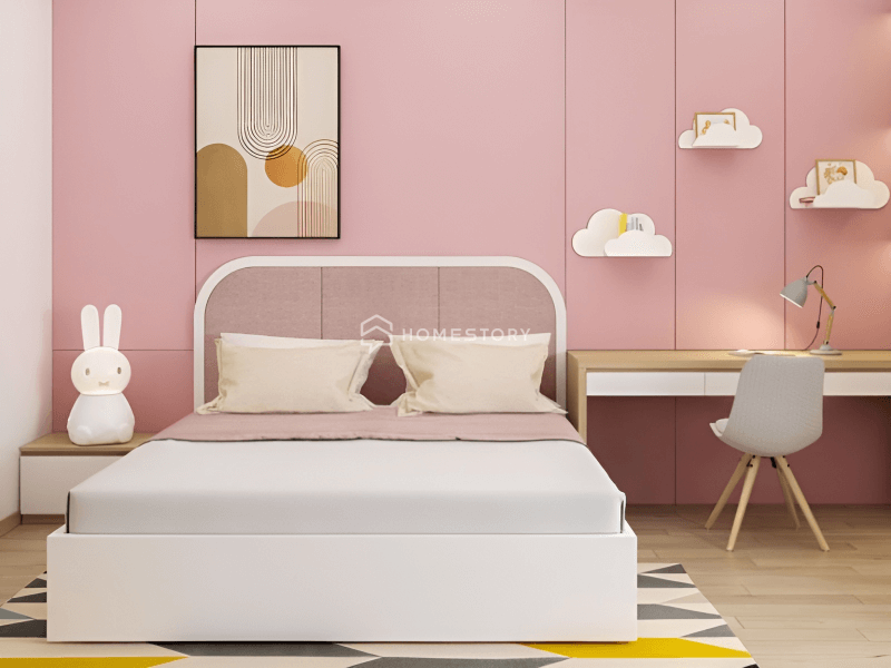 Phòng Cho Bé Gái Xinh Xắn