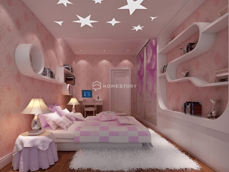 Thiết Kế Phòng Ngủ Cho Bé Gái Đẹp Dễ Thương