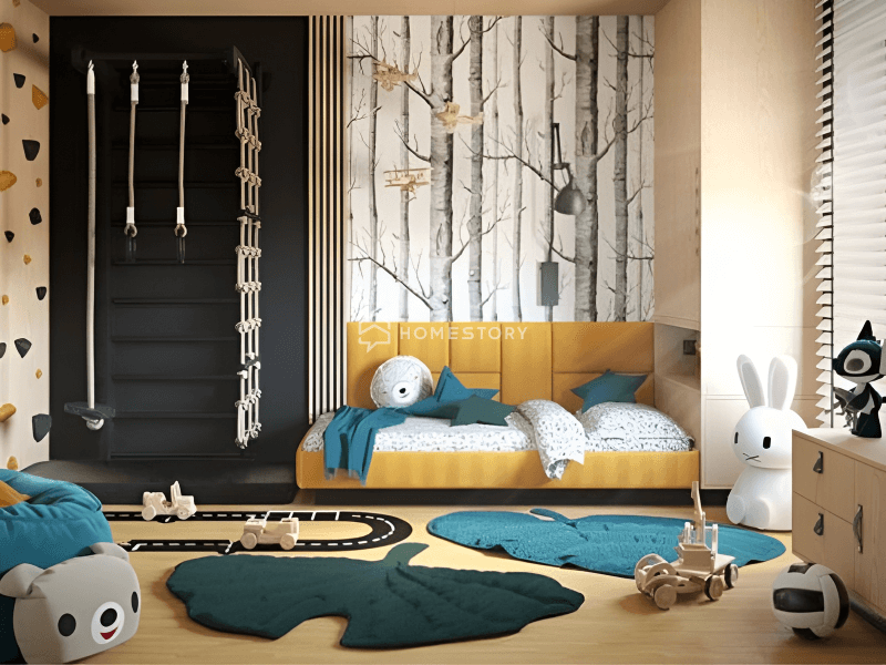 Thiết Kế Phòng Ngủ Bé Trai Hiện Đại, Đẹp Và Đơn Giản 7 Màu Sắc Phòng Ngủ Bé Trai