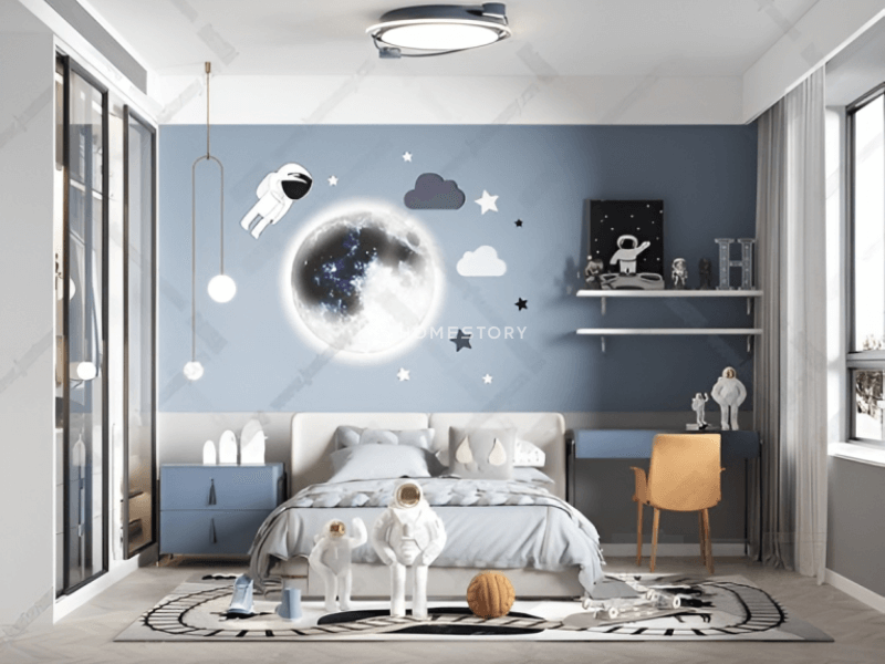 Thiết Kế Phòng Ngủ Bé Trai Hiện Đại, Đẹp Và Đơn Giản 16 Phòng Bé Trai Chủ Đề Vũ Trụ