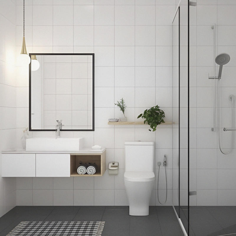 Phòng Tắm Nhỏ 3M2 Đẹp