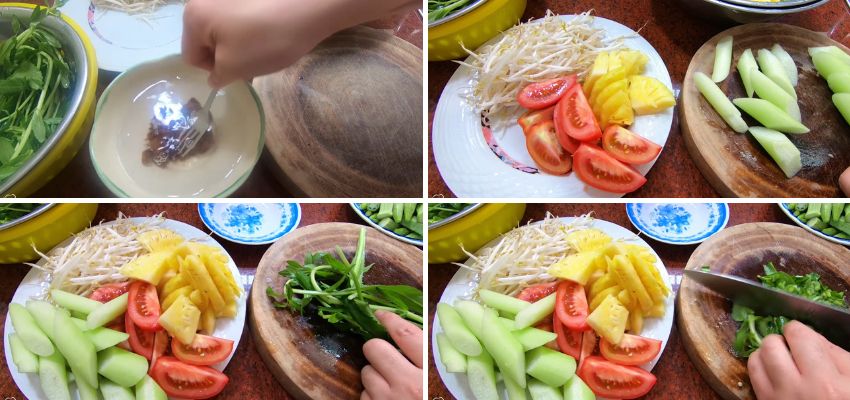 Cách Nấu Canh Chua Chay Thanh Đạm, Đơn Giản Tại Nhà 5 - So Che Nguyen Lieu De Nau Canh Chua Chay
