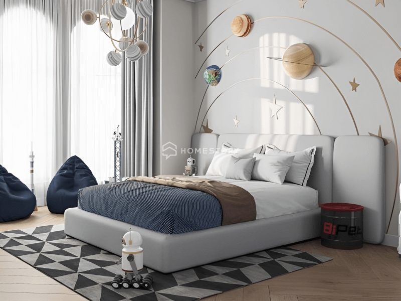 Thiết Kế Phòng Ngủ Bé Trai Hiện Đại, Đẹp Và Đơn Giản 4 Thiết Kế Phòng Bé Trai An Toàn