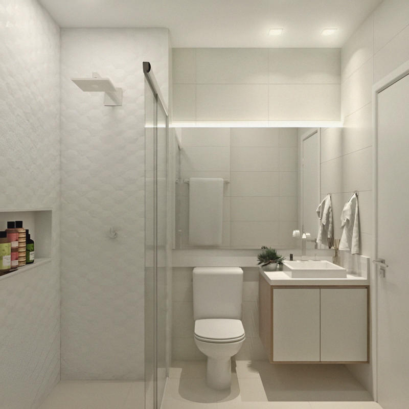 Thiết Kế Phòng Tắm Nhỏ 3M2