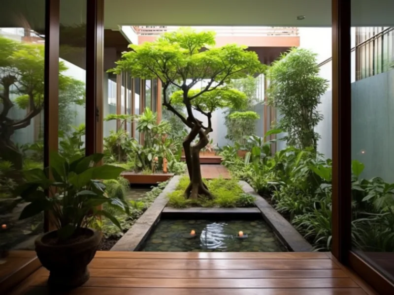 Sân Vườn Kiểu Nhiệt Đới