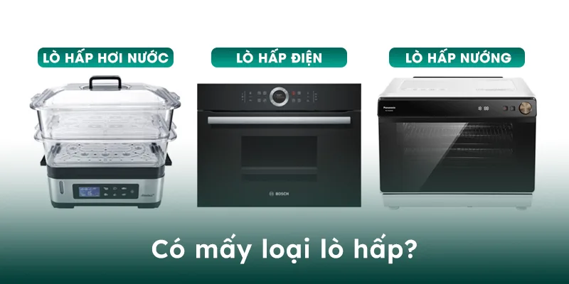 Có mấy loại lò hấp?