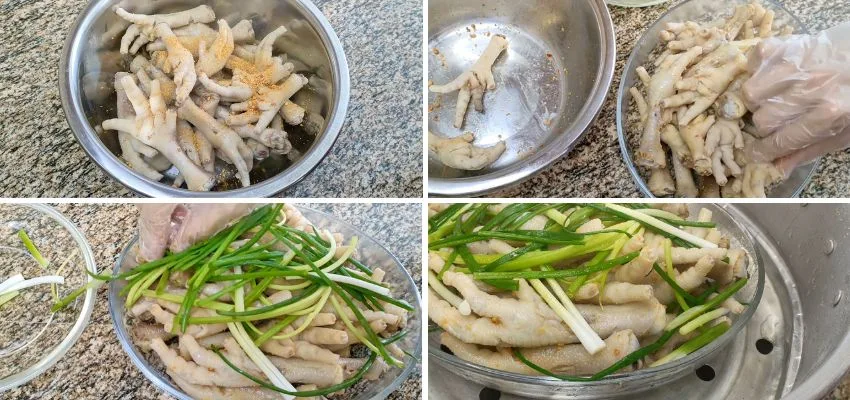 Hấp Chân Gà