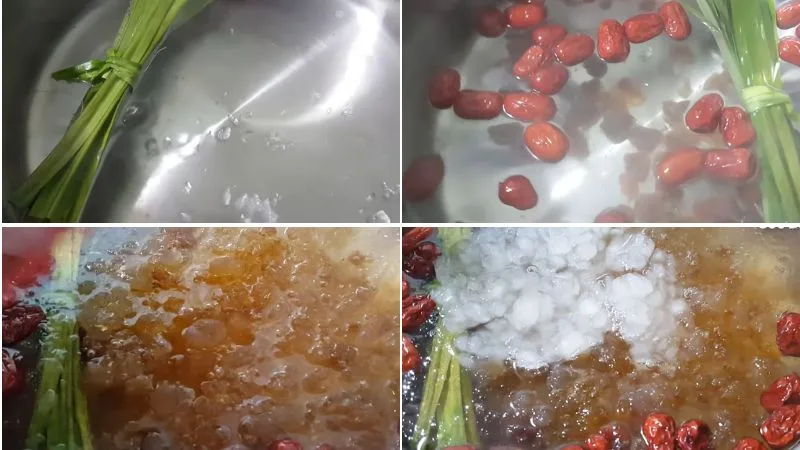 Cách Nấu Chè Dưỡng Nhan Đơn Giản