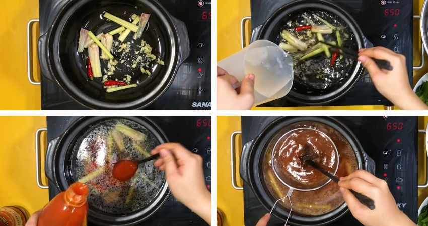 Nấu Nước Hấp Thái