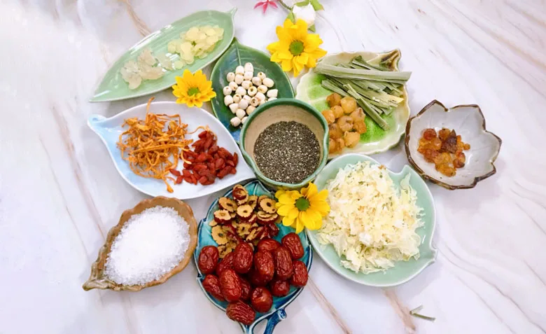 Các Cách Nấu Chè Dưỡng Nhan Giúp Đẹp Da, Thanh Mát Ngày Hè 4 - Nguyen Lieu Nau Che Duong Nhan