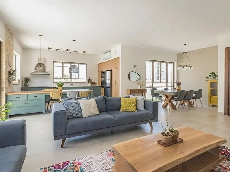 Nhà Bếp Liền Kề Phòng Khách