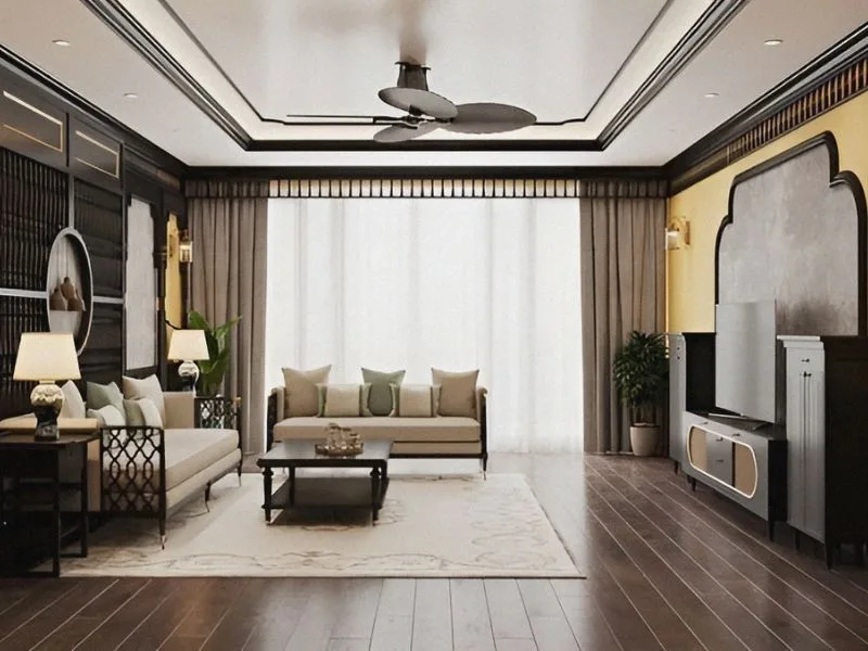 Mẫu Phòng Khách Truyền Thống Ấm Cúng Và Sang Trọng 3 Phòng Khách Truyền Thống Hoài Cổ