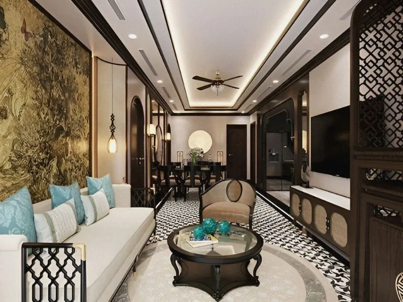 Mẫu Phòng Khách Truyền Thống Ấm Cúng Và Sang Trọng 12 Sắp Xếp Phòng Khách Truyền Thống