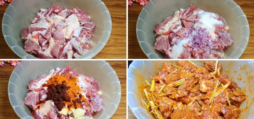 Cách Nấu Bò Kho Chuẩn Vị, Thịt Mềm, Chấm Bánh Mì Cực Ngon 5 Ướp Thịt Để Nấu Bò Kho