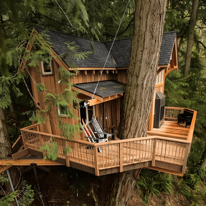 Những Mẫu Nhà Trên Cây Khiến Bạn Muốn Rời Bỏ Cuộc Sống Thành Phố 8 Các Mẫu Nhà Trên Cây