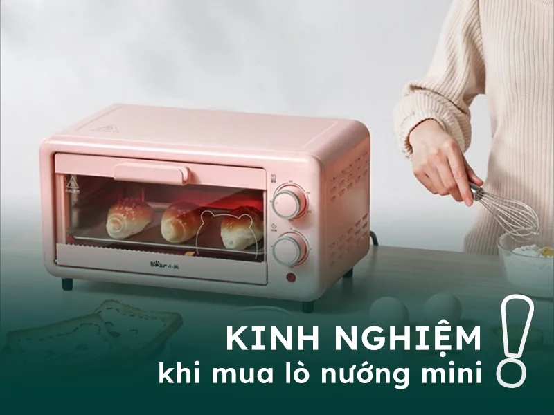 Kinh nghiệm khi mua lò nướng kiểu mini