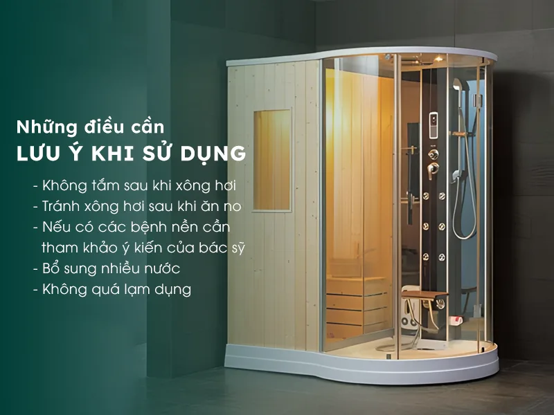 Những lưu ý khi sử dụng