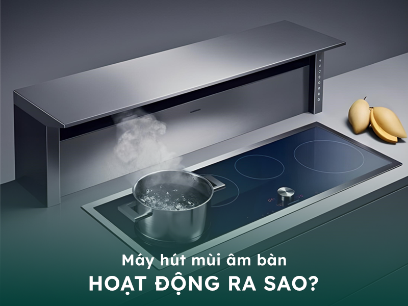 Hoạt động theo nguyên lý của một chiếc máy hút mùi than hoạt tính