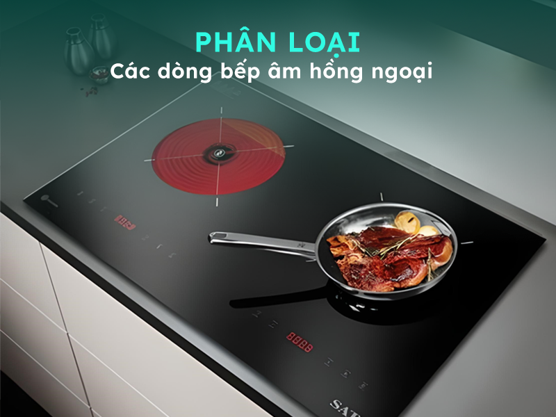 Phân loại các bếp hồng ngoại lắp âm