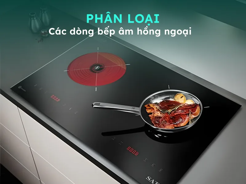 Phân loại các bếp hồng ngoại lắp âm