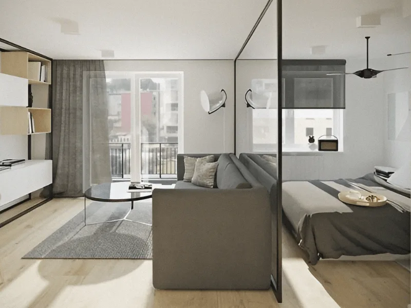 Mẫu Thiết Kế Nội Thất Căn Hộ 40M2 Rộng Rãi Và Tiện Nghi 22 Thiết Kế Nội Thất Chung Cư Nhỏ