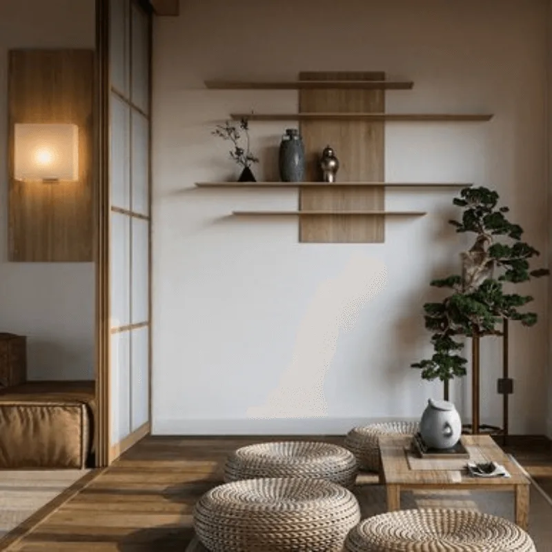 Mẫu Phòng Khách Kiểu Nhật