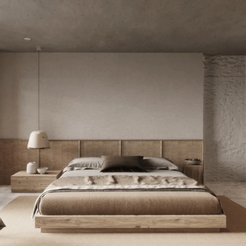 Mẫu Phòng Ngủ Kiểu Wabi Sabi