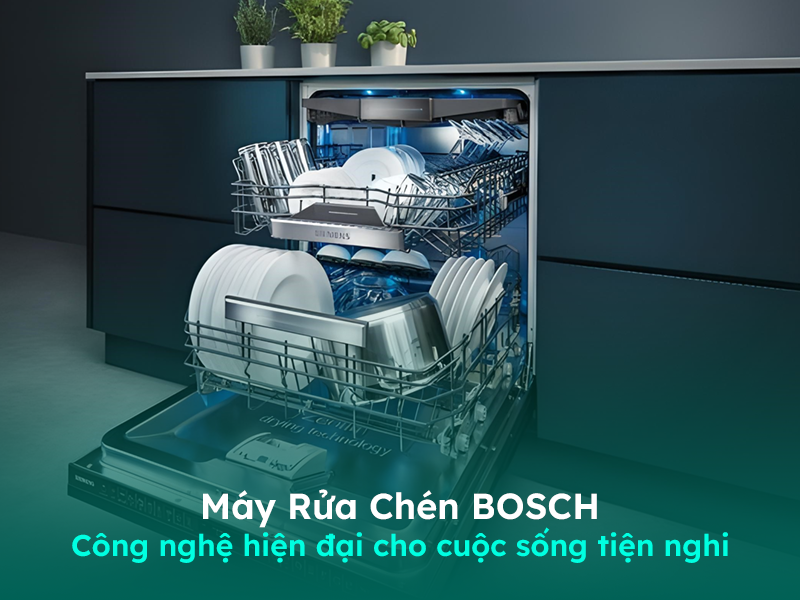 Giới thiệu về máy rửa chén Bosch