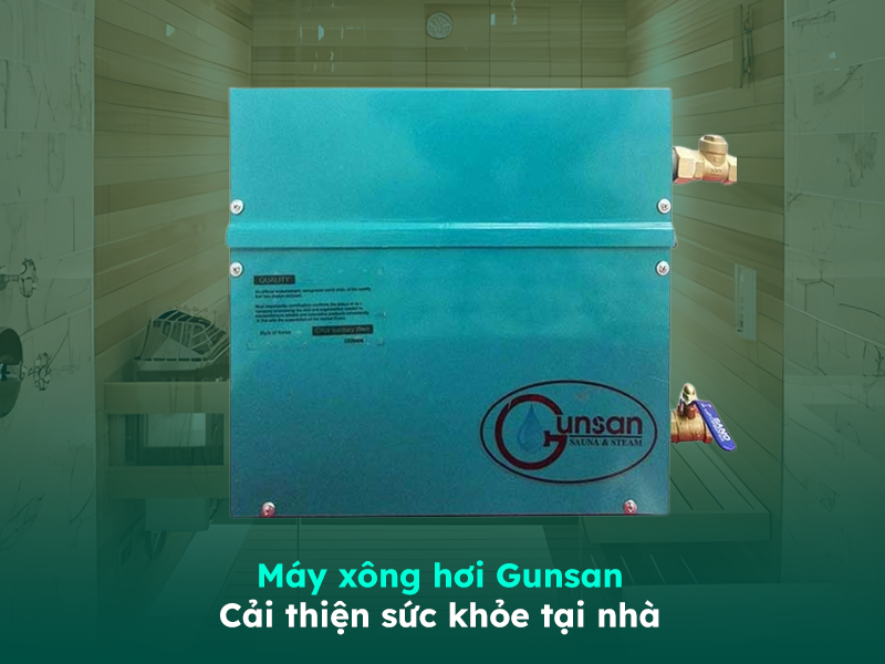 Tổng quan về máy xông hơi Gunsan