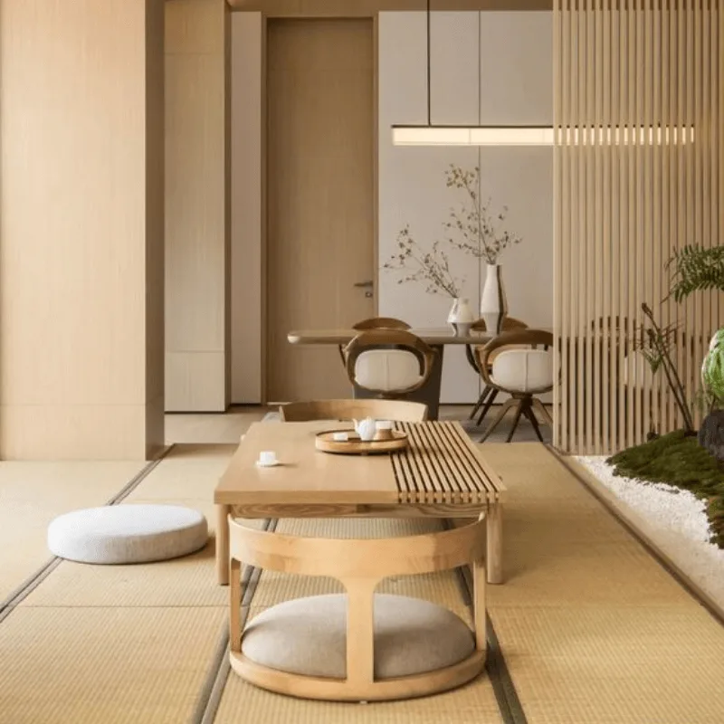 Nội Thất Phòng Khách Phong Cách Nhật