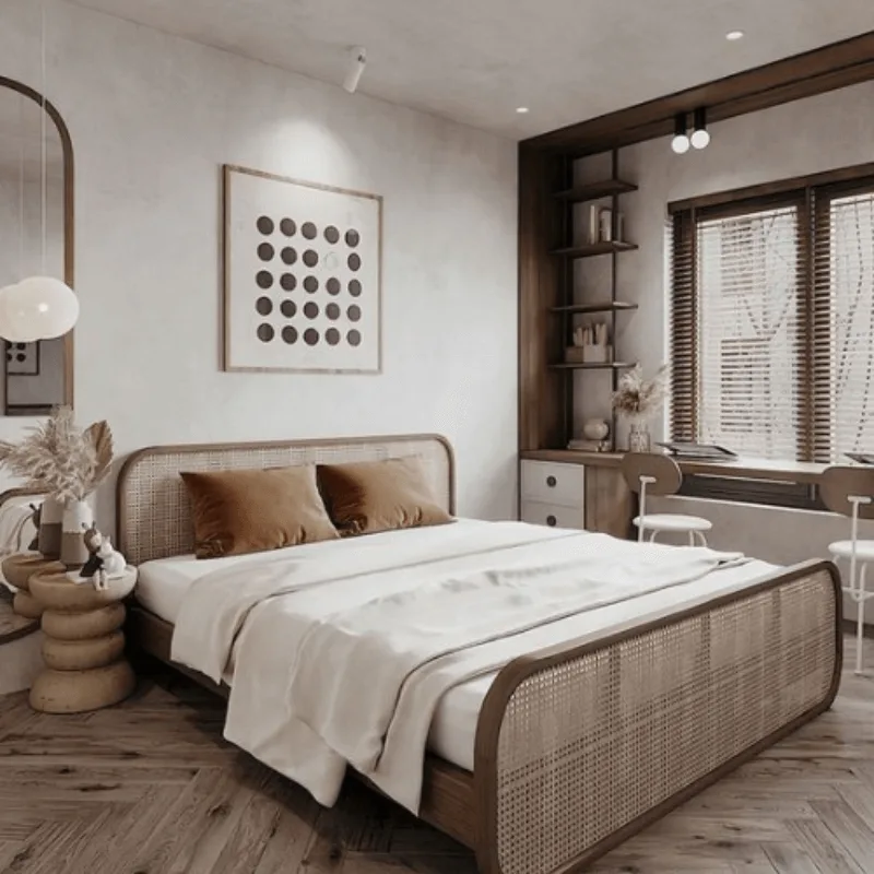 Phòng Ngủ Kiểu Wabi Sabi