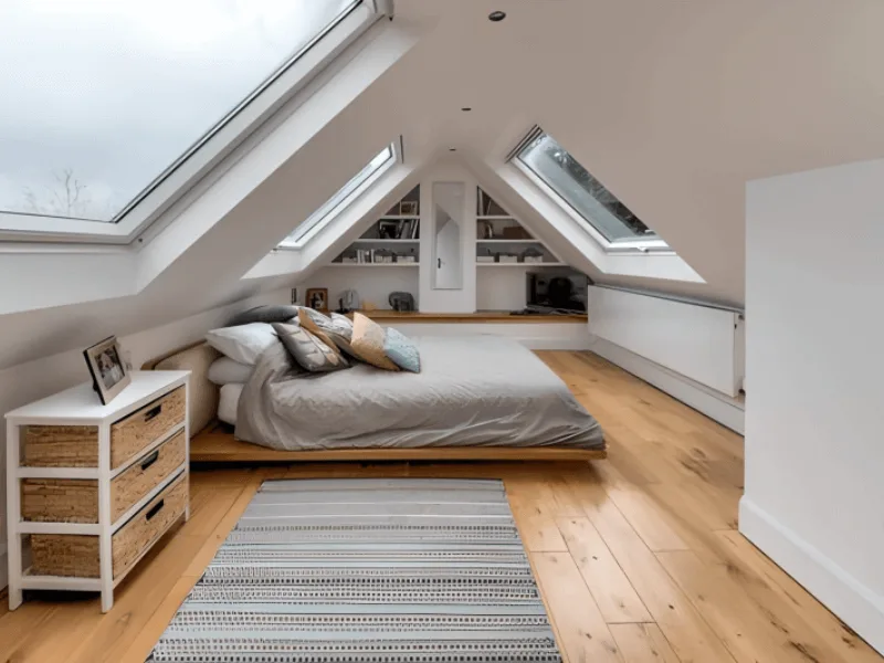 Thiết Kế Phòng Trên Gác Mái