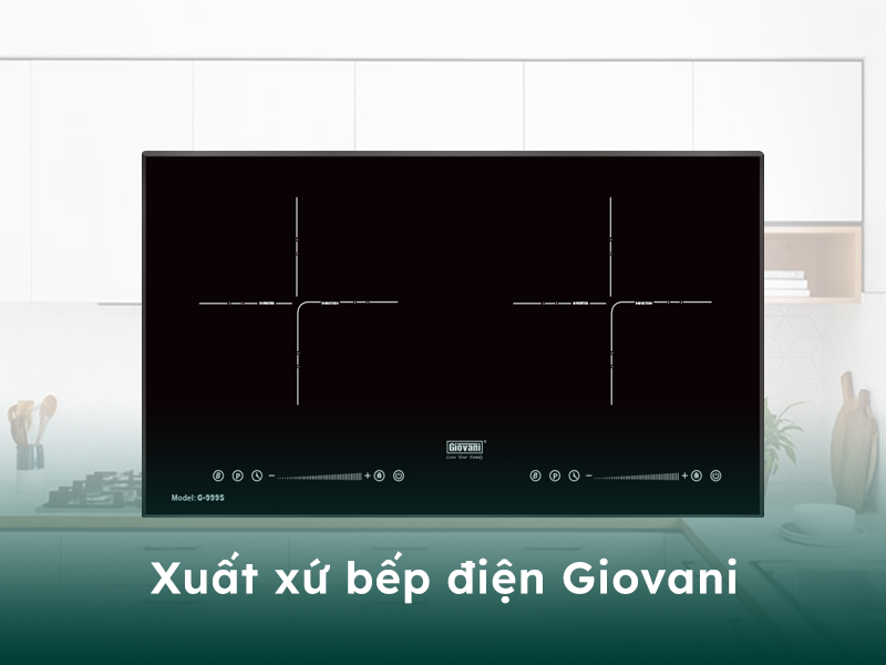Xuất xứ của bếp điện thương hiệu Giovani