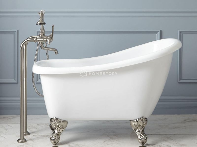 Bồn Tắm Ngồi Có Kích Thước Nhỏ, Phù Hợp Cho Phòng Tắm Có Diện Tích Hạn Chế