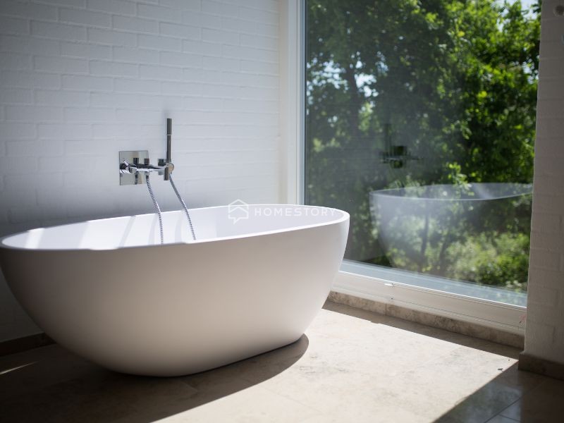 Bồn Tắm Ngồi Gồm Phần Bồn Tắm Và Vòi Sen