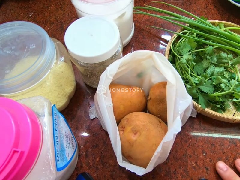 Nguyên Liệu Làm Bim Bim Khoai Tây