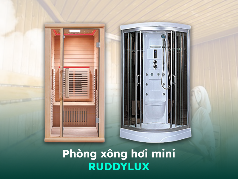Giới thiệu về phòng xông hơi mini thương hiệu Rudylux