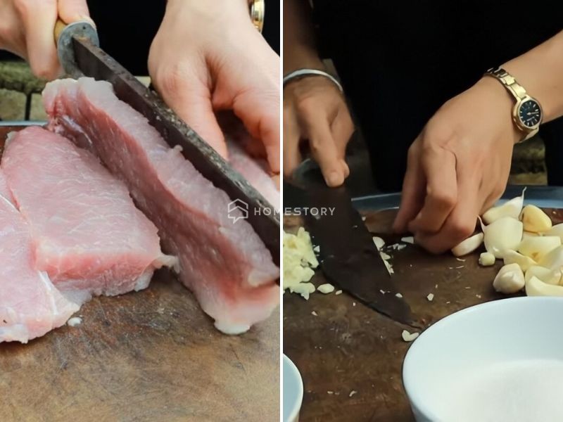 Cách Làm Thịt Lợn Gác Bếp Thơm Ngon 4 Sơ Chế Nguyên Liệu
