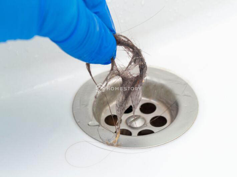 Tóc Bị Mắc Kẹt Bên Trong Cống Thoát Nước