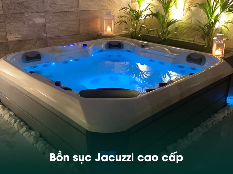 Tìm hiểu về bồn sục Jacuzzi cao cấp