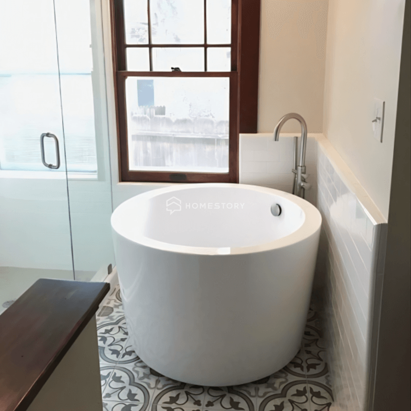 15+ Mẫu Bồn Tắm Nhỏ Cho Những Ngôi Nhà Có Không Gian Hạn Chế 7 Bồn Tắm Kích Thước Nhỏ