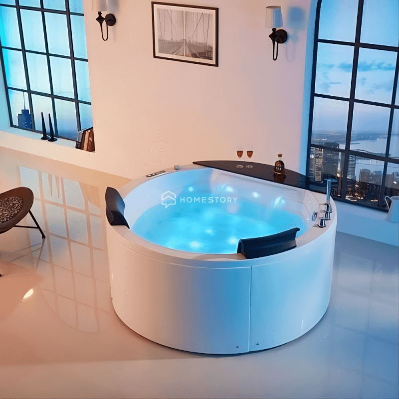 15+ Mẫu Bồn Tắm Tròn Đẹp, Hiện Đại Và Sang Trọng 42 Mẫu Bồn Tròn 3