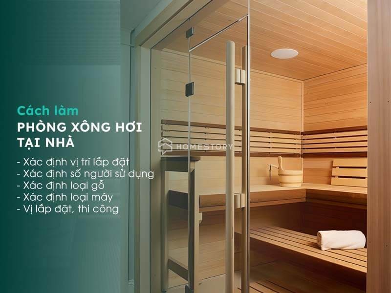 Cách làm phòng xông hơi khô tại nhà