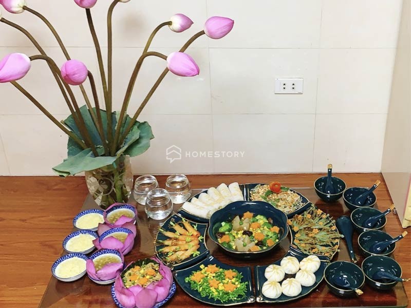 Cúng Rằm Tháng Giêng Với Cỗ Chay Ngày Càng Được Nhiều Gia Đình Lựa Chọn