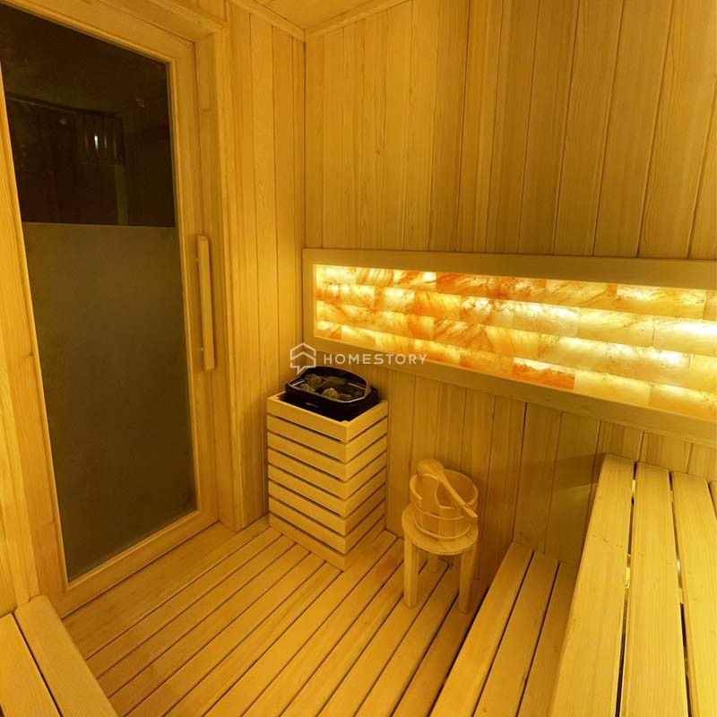 Gỗ Thông Hinoki Có Tốt Không? Các Mẫu Phòng Xông Hơi Gỗ Hinoki Đẹp 6 Mẫu Phòng Xông Hơi Đá Muối Sử Dụng Gỗ Nhật Để Thiết Kế Vô Cùng Sang Trọng