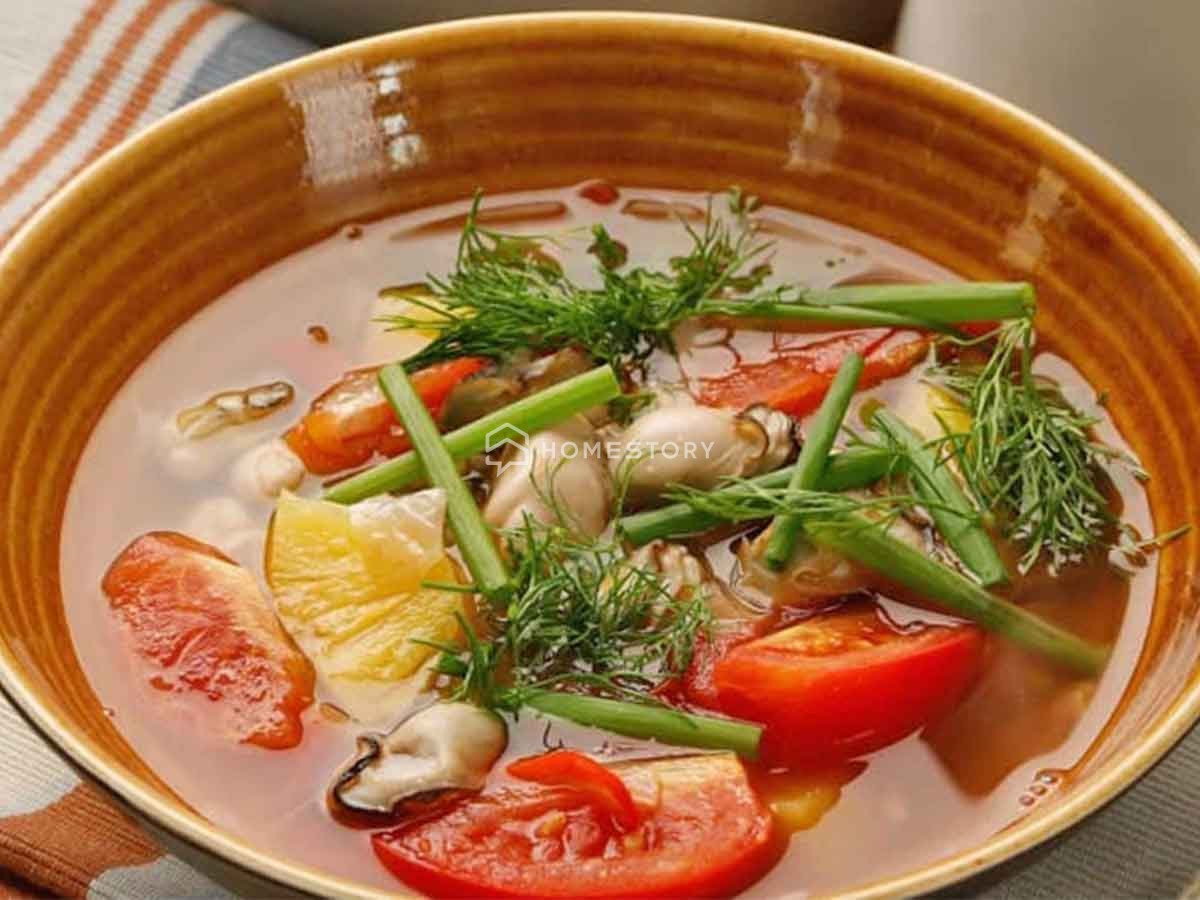 Trời Mưa Ăn Gì Ngon? 20+ Món Ngon Ngày Mưa Dễ Nấu, Dễ Hao Cơm 14 Trời Mưa Ăn Gì Ngon? - Canh Chua Hàu